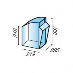 Practibox bloks ar 2 atvilktnēm