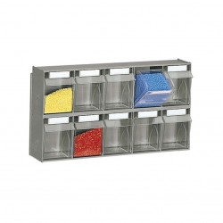 Sienas plaukti Practibox ar kastēm (2x5)