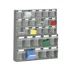 Sienas plaukti Practibox ar kastēm (3x6, 2x5)