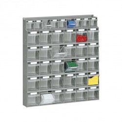 Sienas plaukti Practibox ar kastēm (1x9, 5x6)