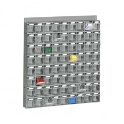 Sienas plaukti Practibox ar kastēm (8x9)