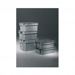 Konteineru sērija Minerva, 32L, 600x400x200 mm (6 pcs), slēgta apakša