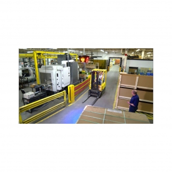 Forklift Warning System Safe-T-Signal with 3-Way Intersection