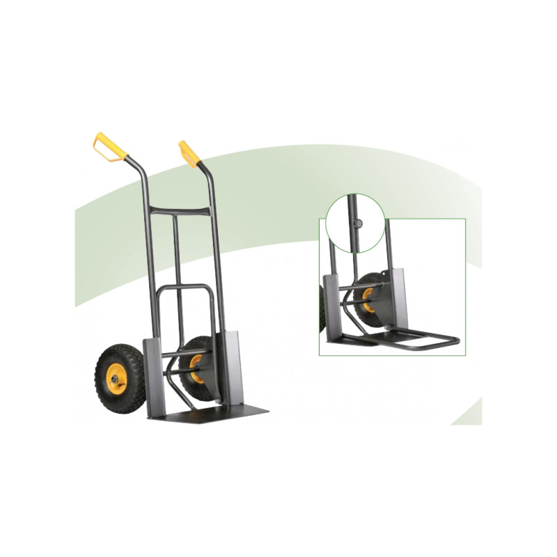 Sack truck Haemmerlin 934, 2 pneumatic wheels