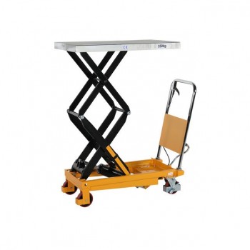 Lifting table double scissors, capacity 350 kg
