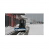 Snow plough with rubber, width 2000 mm