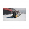 Snow plough with rubber, width 2000 mm