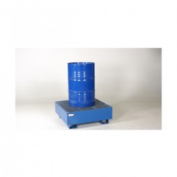 1 drum, standing, open