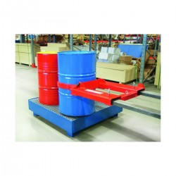 1 drum, standing, open