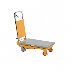 Lifting table with foot pump, capacity 150 kg