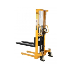 Hydraulic stacker truck with telescopic mast, lift 1600 mm