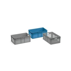 Athena Light sērijas perforēti konteineri 40L, 600x400x220 mm (6 gab)