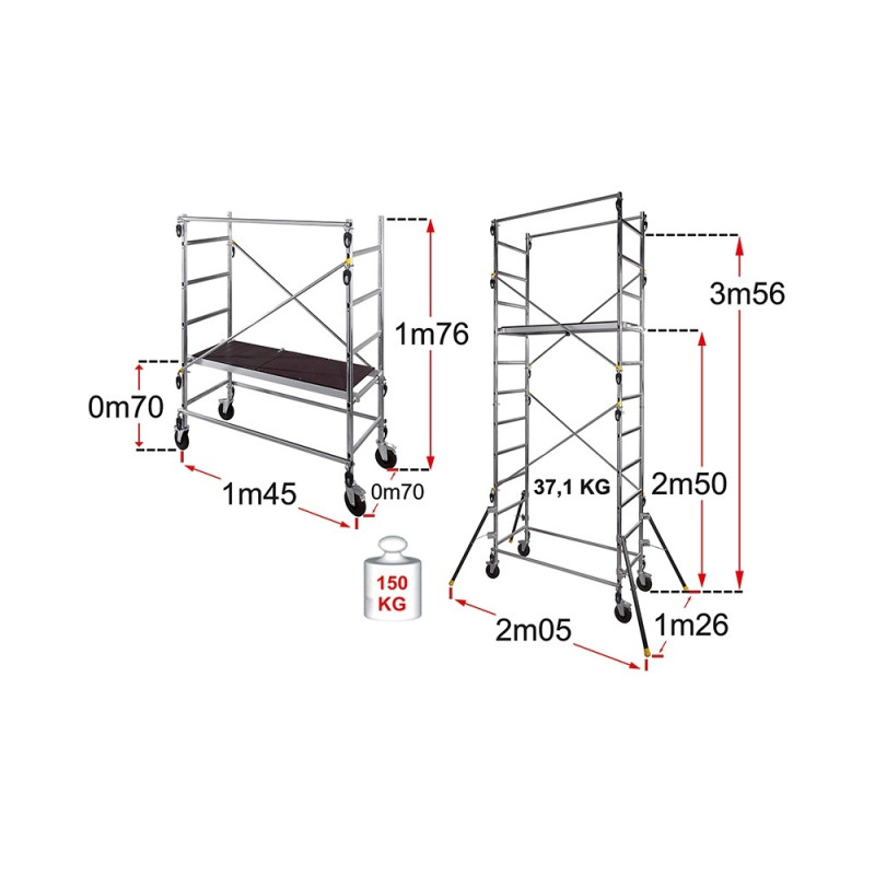 Tornis QUAD' UP EVOLUTION