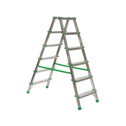 Divpusējās mājsaimniecības kāpnes 2x6 pakāpieni