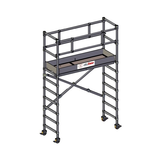 Tornis ALUSPEED ar šauro platformu 0.74x2.0 m