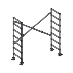 Tornis ALUSPEED ar šauro platformu 0.74x2.0 m