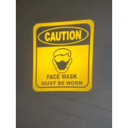 Safety sign projector SAF-450, rotating, 20W LED SAF-450