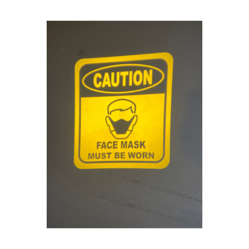 Safety sign projector SAF-450, rotating, 20W LED SAF-450