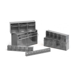 Practibox bloks ar 5 atvilktnēm