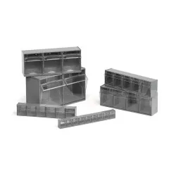 Practibox bloks ar 5 atvilktnēm