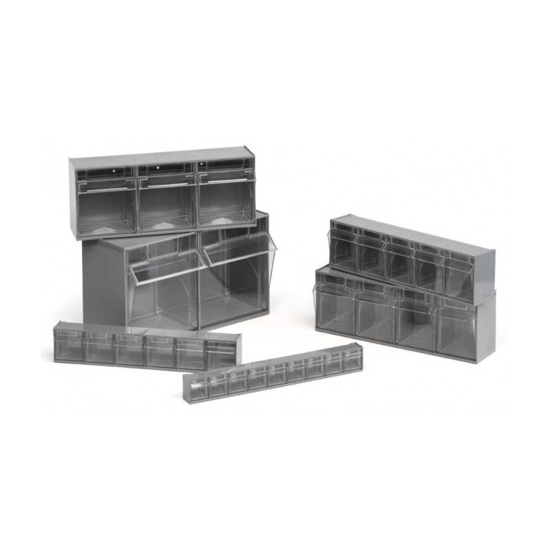 Sienas plaukti Practibox ar kastēm (1x9, 2x6)