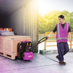 AntOn by Jungheinrich Elektriskie palešu ratiņi PTL 1.5 ar atbalsta riteņiem, 560x1150 mm