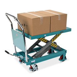 Ameise scissor lift table with wheels, 500 kg