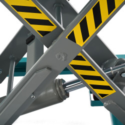 Ameise scissor lift table with wheels, 750 kg