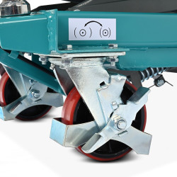 Ameise scissor lift table with wheels, 300 kg