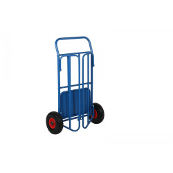 Distribution trolley, capacity 150, blue