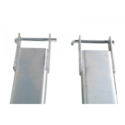 Dakšu pagarinātāji 2500x100x40 mm, 2,5T
