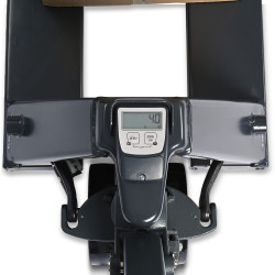 HEMMDAL PTM 2.0 palešu ratiņi ar svariem, 2000 kg jauda, 5 kg precizitāte, tandēma dakšu rullīši
