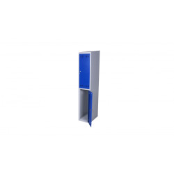 Clothing cabinet, 2 doors, Blue/Grey