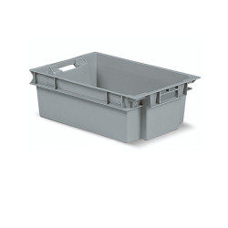 Konteineru sērija Minerva, 32L, 600x400x200 mm (6 pcs), slēgta apakša