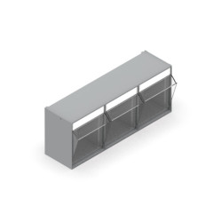 Practibox bloks ar 3 atvilktnēm
