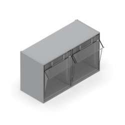 Practibox bloks ar 2 atvilktnēm