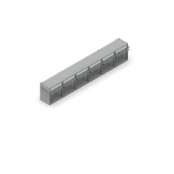 Practibox bloks ar 6 atvilktnēm