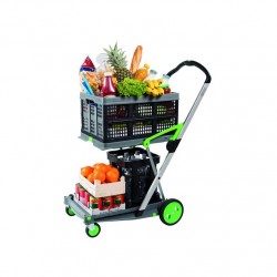 2 plauktu salokāmi un kompakti rokas ratiņi Clax