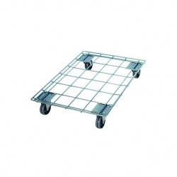 Tray trolley, 800x600 mm, galvanised