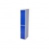 Clothing cabinet, 2 doors, Blue/Grey