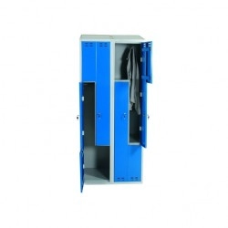 Clothing cabinet d/Z-model, Blue/Grey